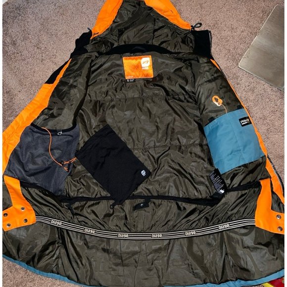 ORAGE Men's Xavier Pro Insulated Shell Ski Jacket Weatherproof Fleece Lined - Picture 11 of 12